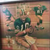 VINTAGE Lafayette NFL Green Bay Packers LARGE 1979 WALL CLOCK RARE 19 x 19 x 2.5