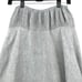 Eileen Fisher Grey Ruched Elastic Waistband Asymmetrical Hem Maxi Skirt Women XS