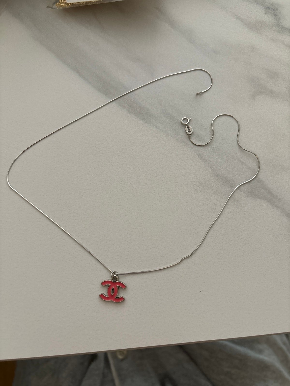 mothers day gift pink 925 necklace