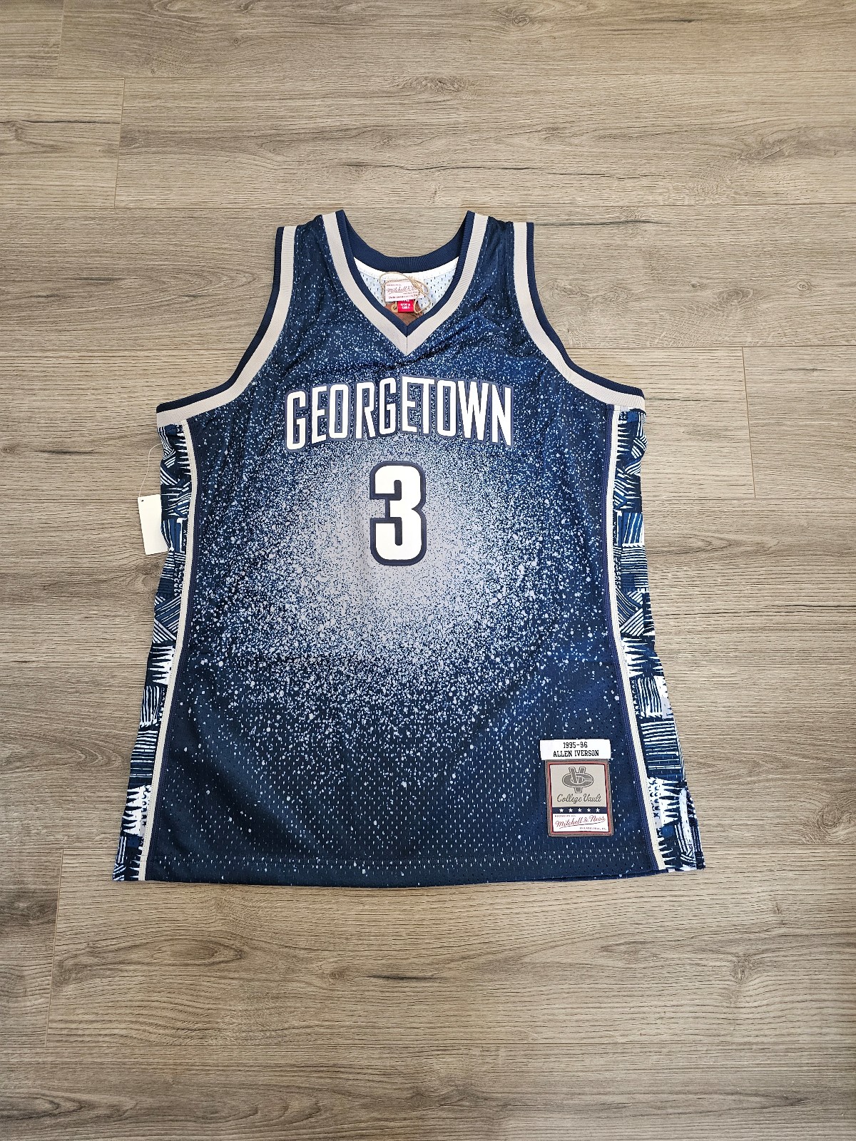Mitchell Ness Georgetown Hoyas Allen Iverson Swingman Jersey Mens XL