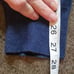 Peter Millar Cotton and Cashmere Vneck Long Slv Blue Embroidered Sz. XXL Sweater