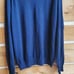 Peter Millar Cotton and Cashmere Vneck Long Slv Blue Embroidered Sz. XXL Sweater