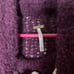 FREE PEOPLE dark purple She’s All That alpaca turtleneck oversized sweater XS