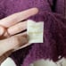 FREE PEOPLE dark purple She’s All That alpaca turtleneck oversized sweater XS