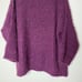 FREE PEOPLE dark purple She’s All That alpaca turtleneck oversized sweater XS