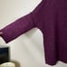 FREE PEOPLE dark purple She’s All That alpaca turtleneck oversized sweater XS