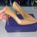 Stuart Weitzman tan Heels