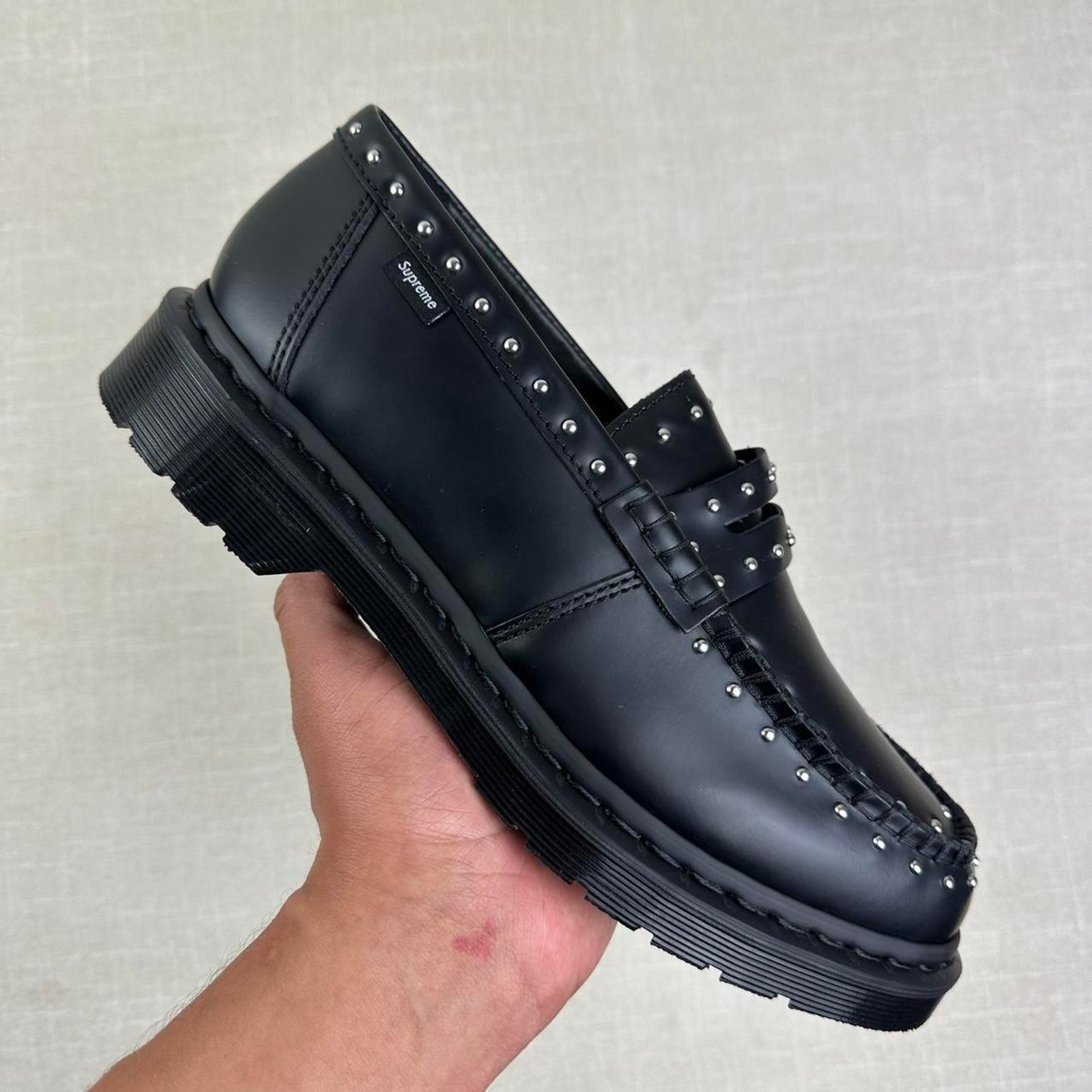 Dr. Martens Studded Penton Loafer Supreme Black Men's