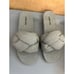 Johnny Was New In Box Denim Upper Blue Gray Color Women's Sandals Size 9