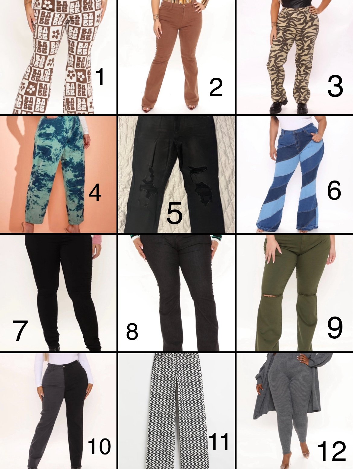 All 12 jeans high waisted fashion nova size 18 brand new plus size