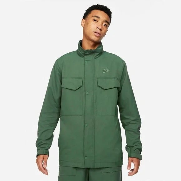 Nike Men's Sportswear Green Woven M65 Jacket Size XXL