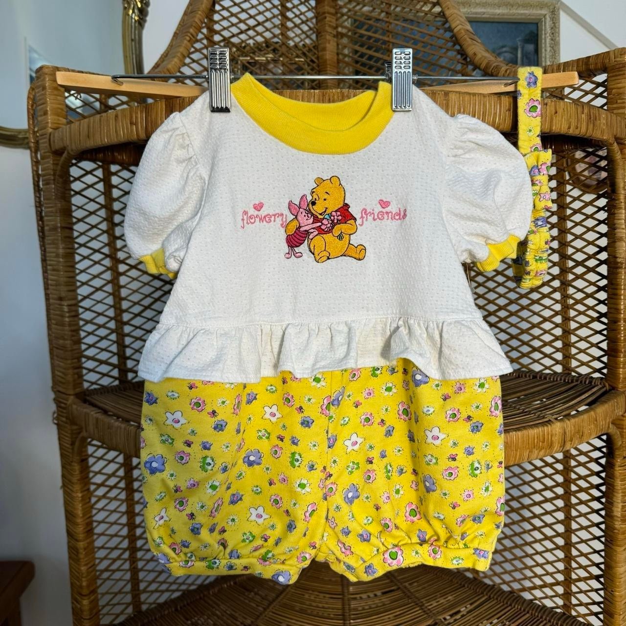 Vintage Winnie the Pooh bubble romper