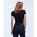 Madewell Crewneck Thong Bodysuit Black S