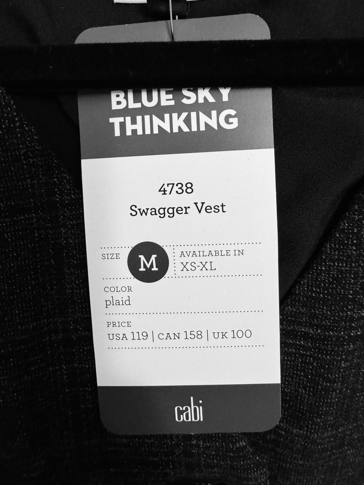 Cabi Swagger Vest