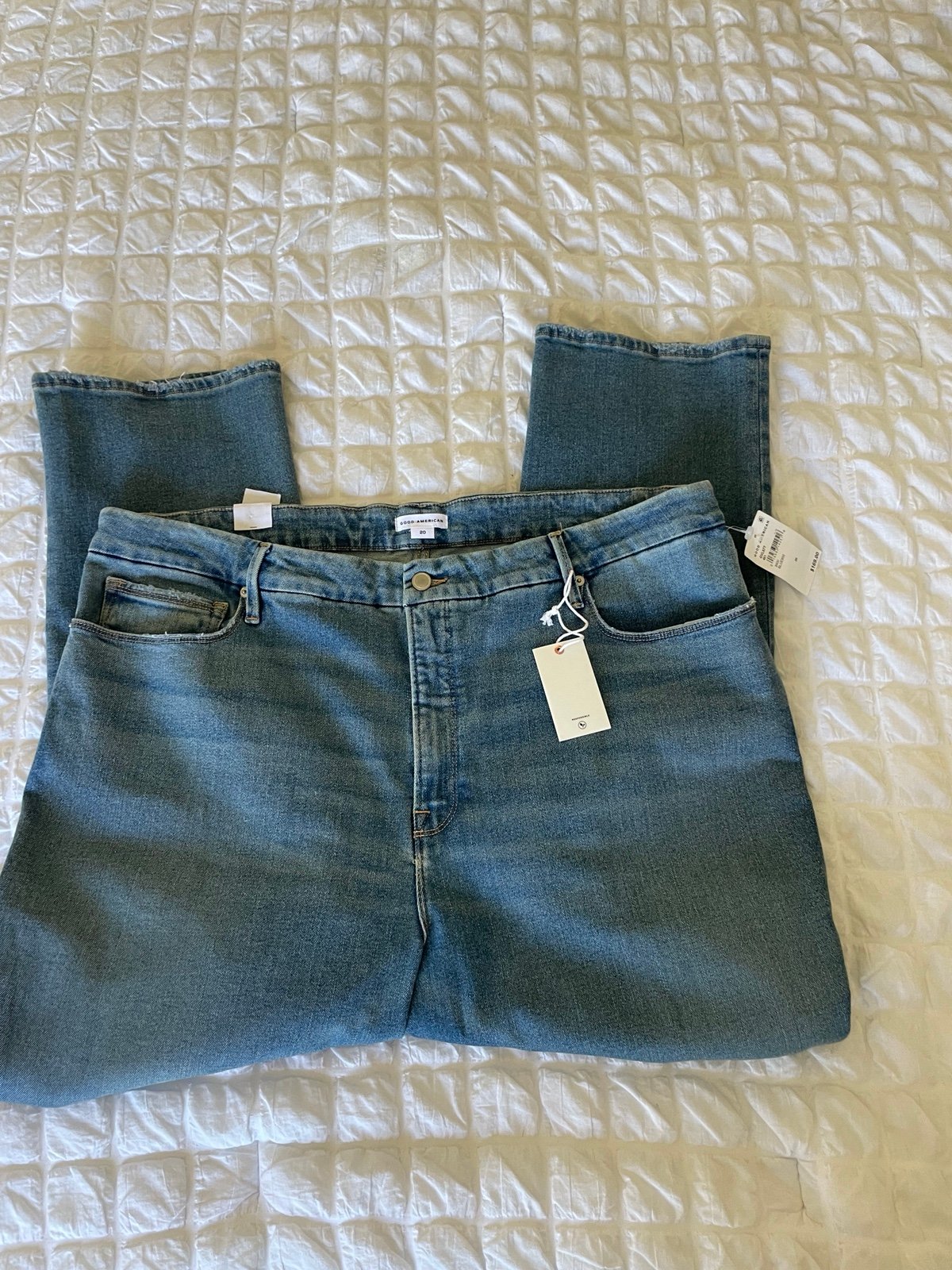 Good American good vintage straight leg denim