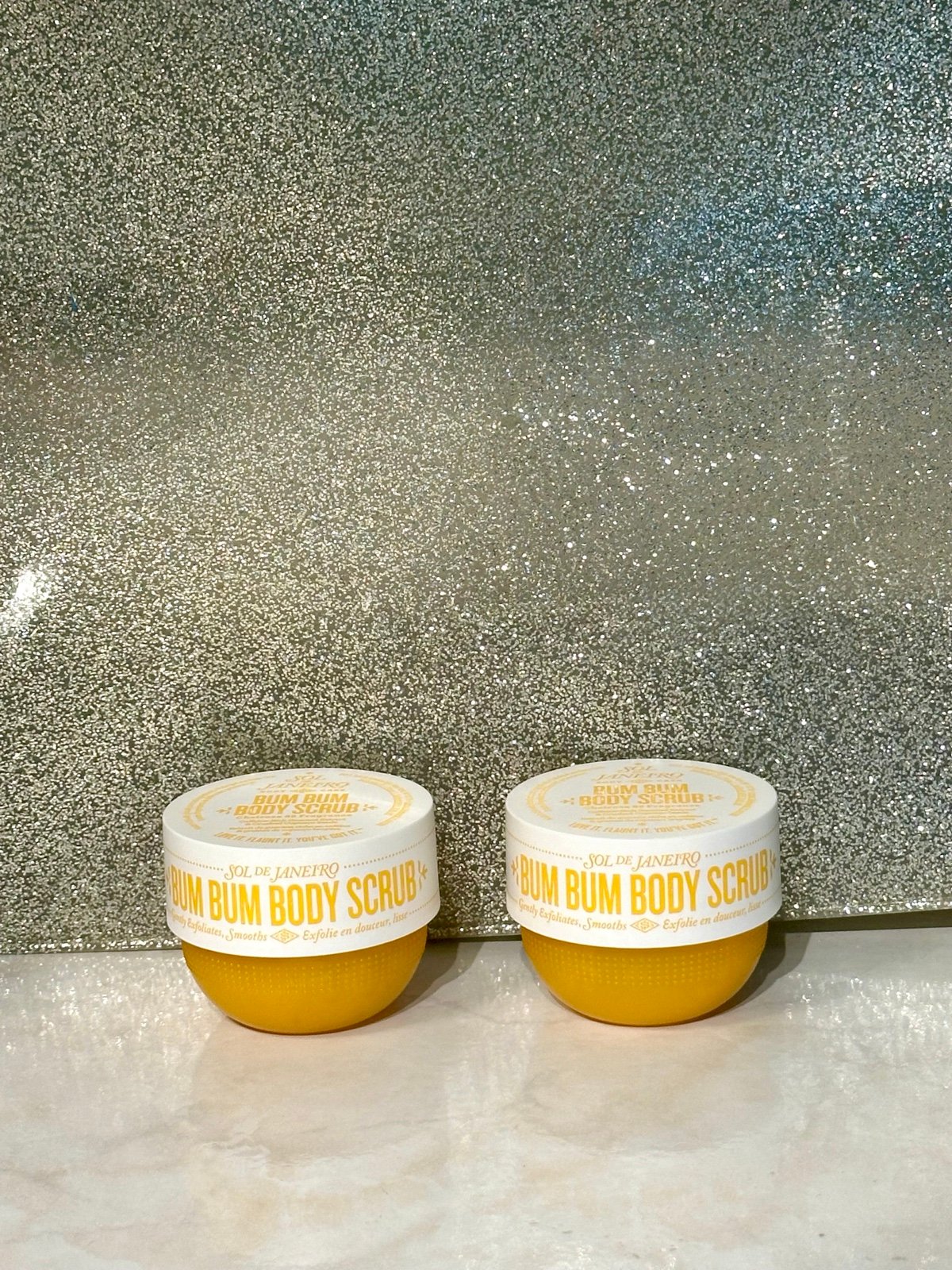 Mini Travel Size Sol de Janeiro Bum Bum Body Scrub 2.5 oz x2