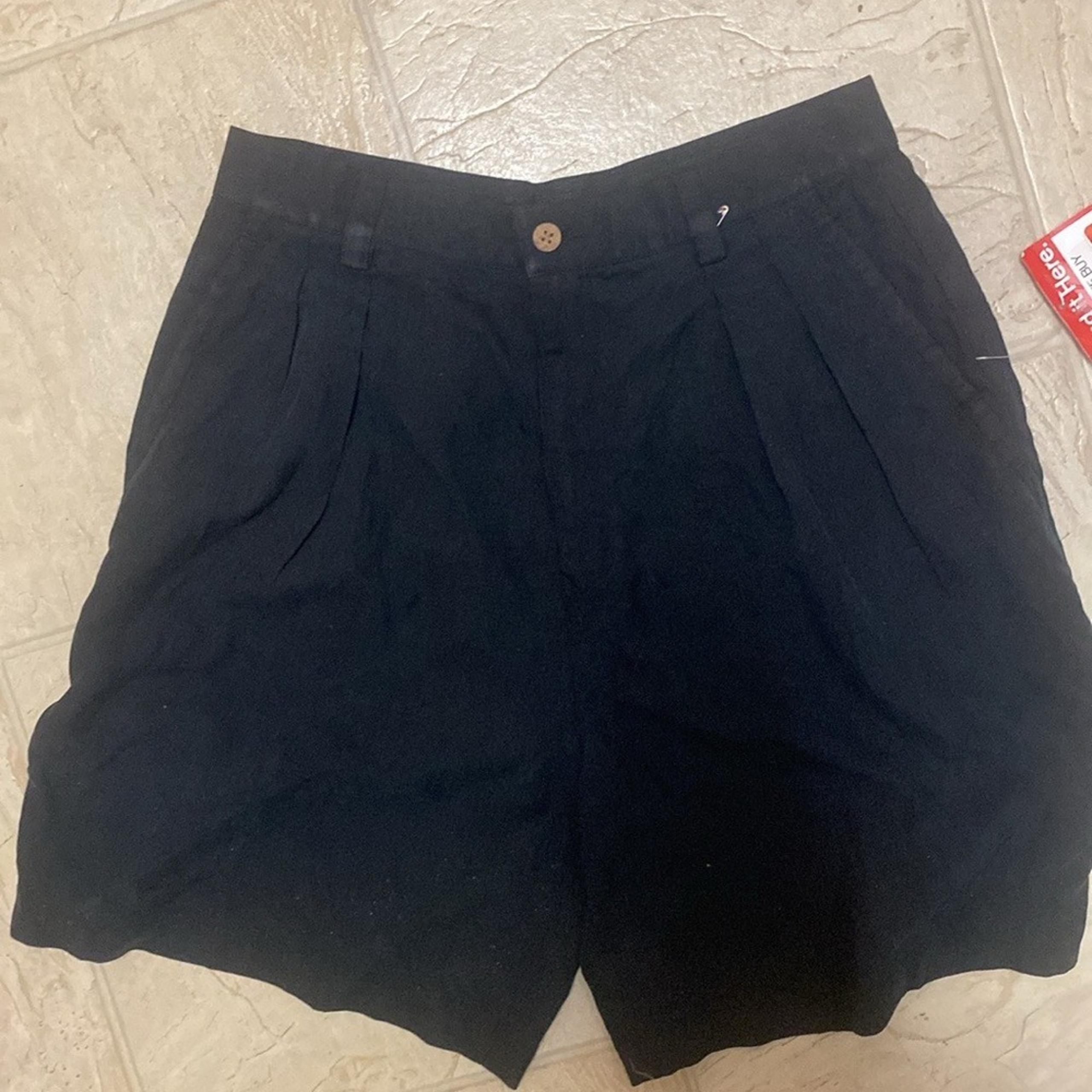 Tommy Bahama Womens Silk Pleated Shorts Blue Summer  Size 10 EUC