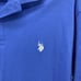U.S. POLO ASSN. blue classic polo shirt luxury feel preppy business casual