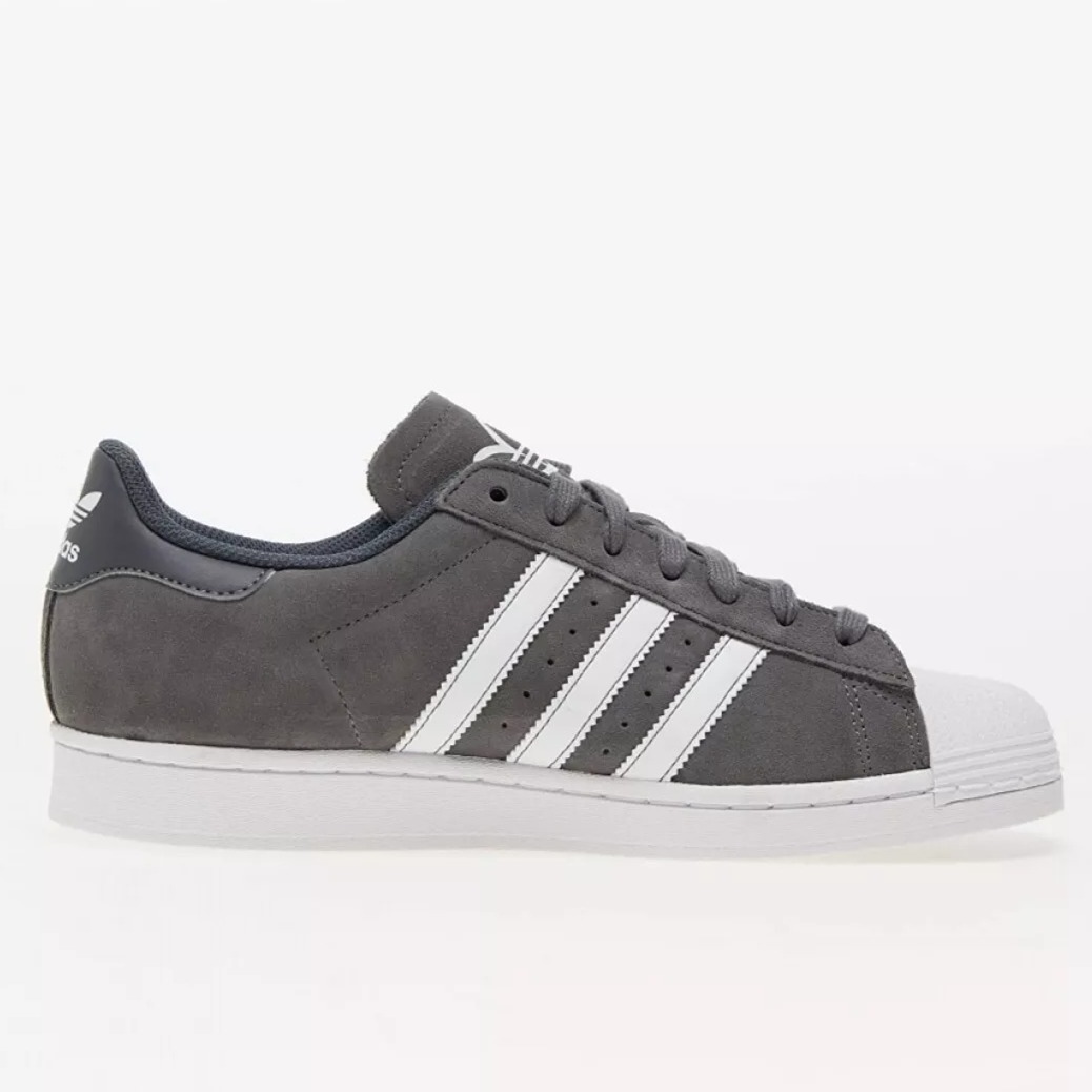 Sz 10 Adidas Superstar Originals - Men's Sneakers Grey White IF3645 NEW