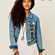Free People Baja Denim Jacket