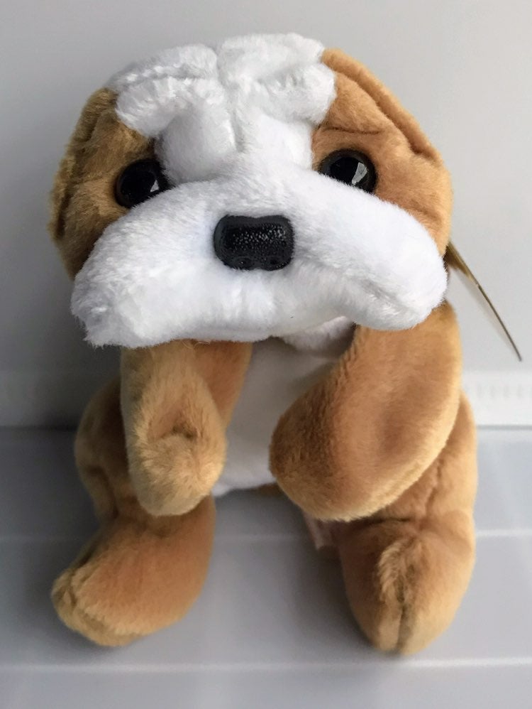 Retired Wrinkles the Bulldog Beanie Baby