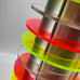 LumiSource TIME TUNNEL Lucite Light Lamp Spencer Gifts Space Rave 90s- RARE!