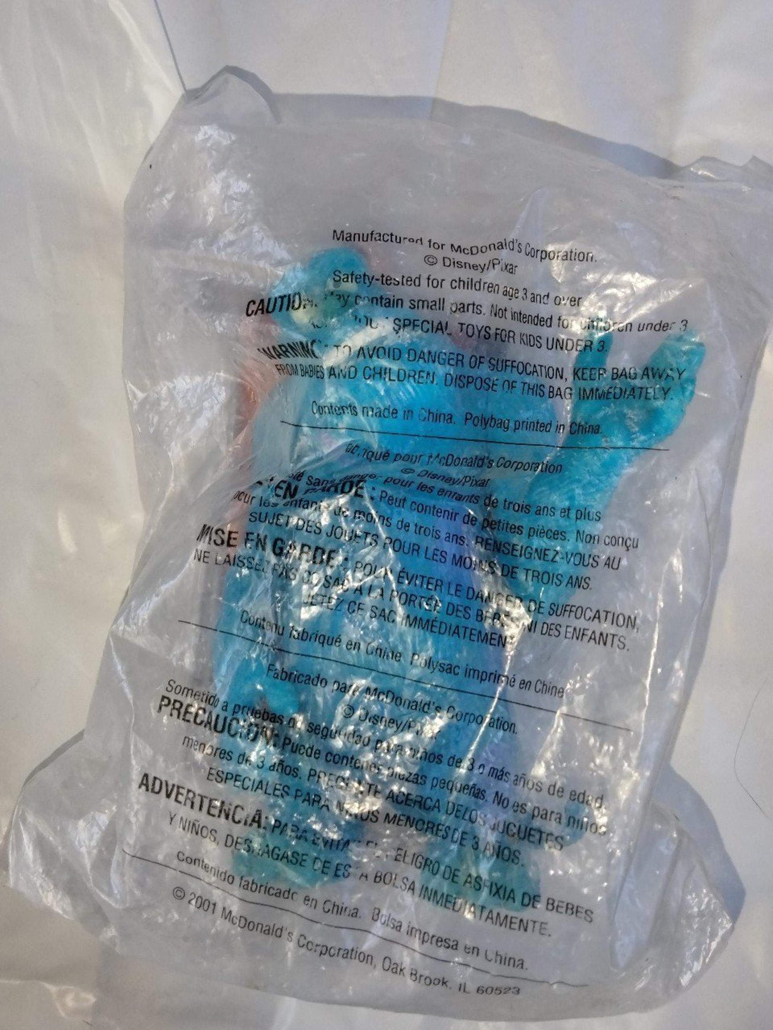 vintage monster,inc "Sulley" glow in the dark eyes.