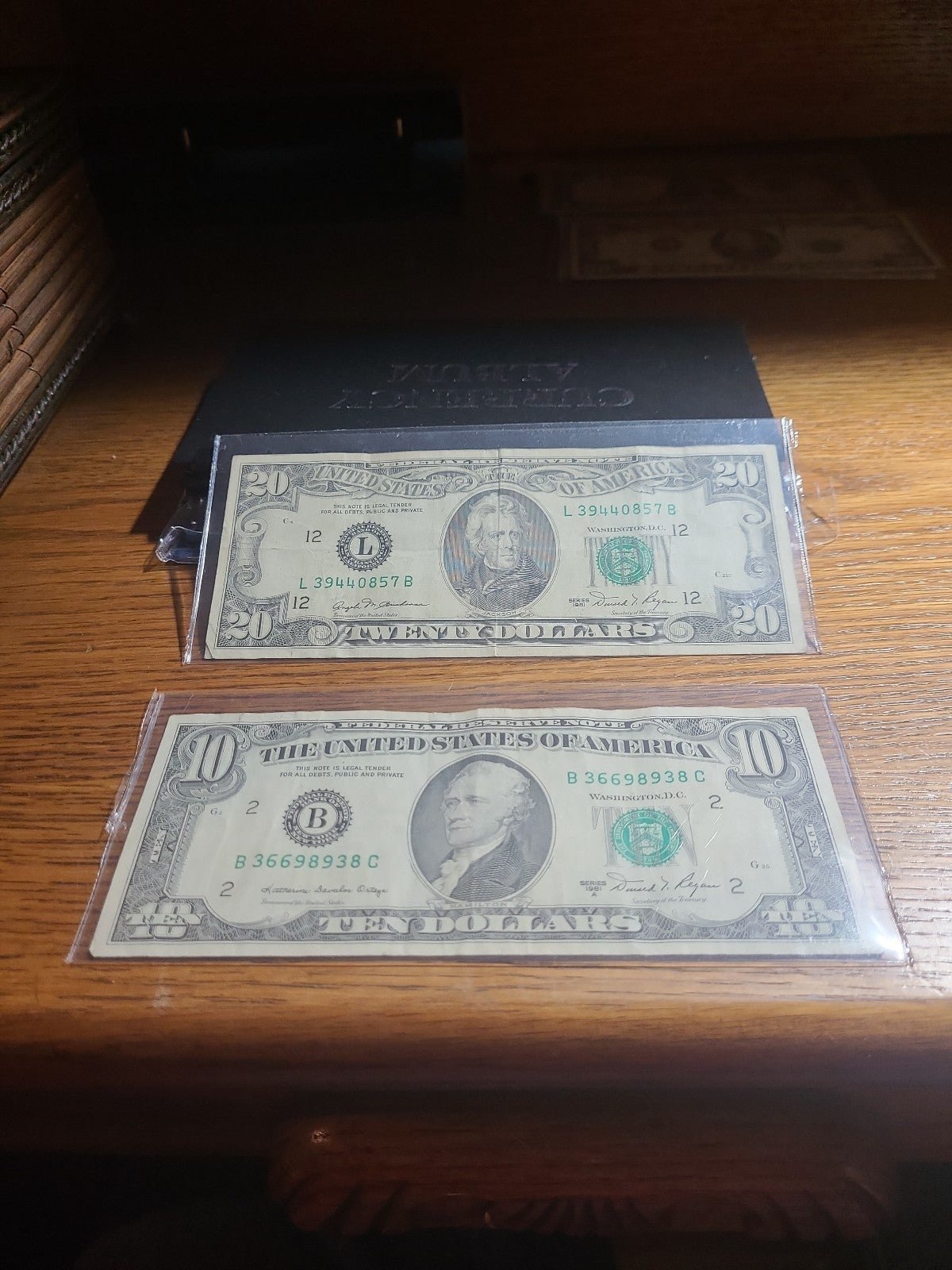 1981 20 & 10 Bills