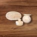 Egyptian Alabaster/marble Onyx Stone Vase Lid And Serving Tray VTG Collectible