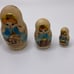 Rare Vintage Russian Matryoshka Nesting Doll Hand Crafted 5 Dolls