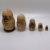 Rare Vintage Russian Matryoshka Nesting Doll Hand Crafted 5 Dolls