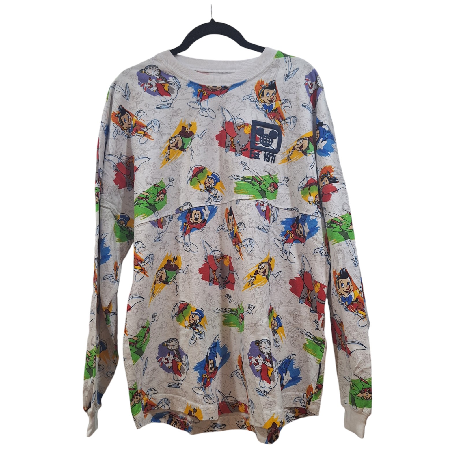 Disney Parks INK AND PAINT Animation Spirit Jersey Adult Size Small NEW