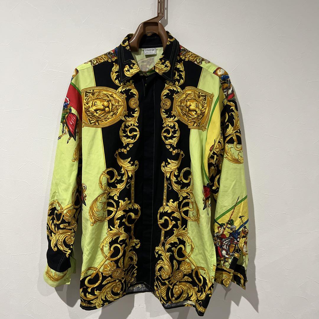 VTG Versus Versace dress shirt patterned shirt