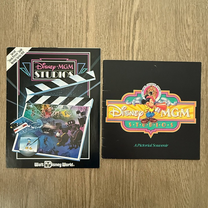 Sneak Preview Book & Pictoral Souvenir of Disney MGM Studios Theme Park