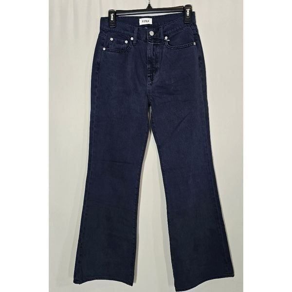 Pistola Blue Dark Wash Wide Leg Jeans Size 26