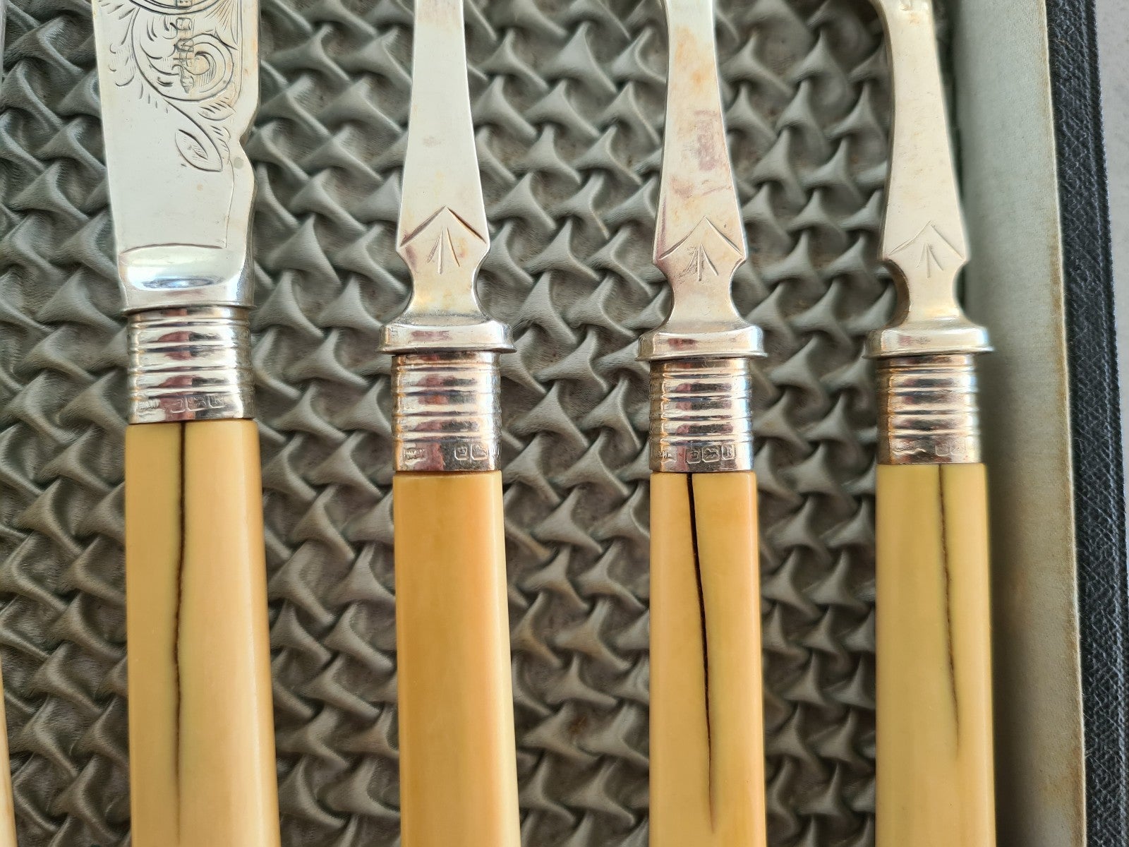 British Silverware set from Walker & Hall