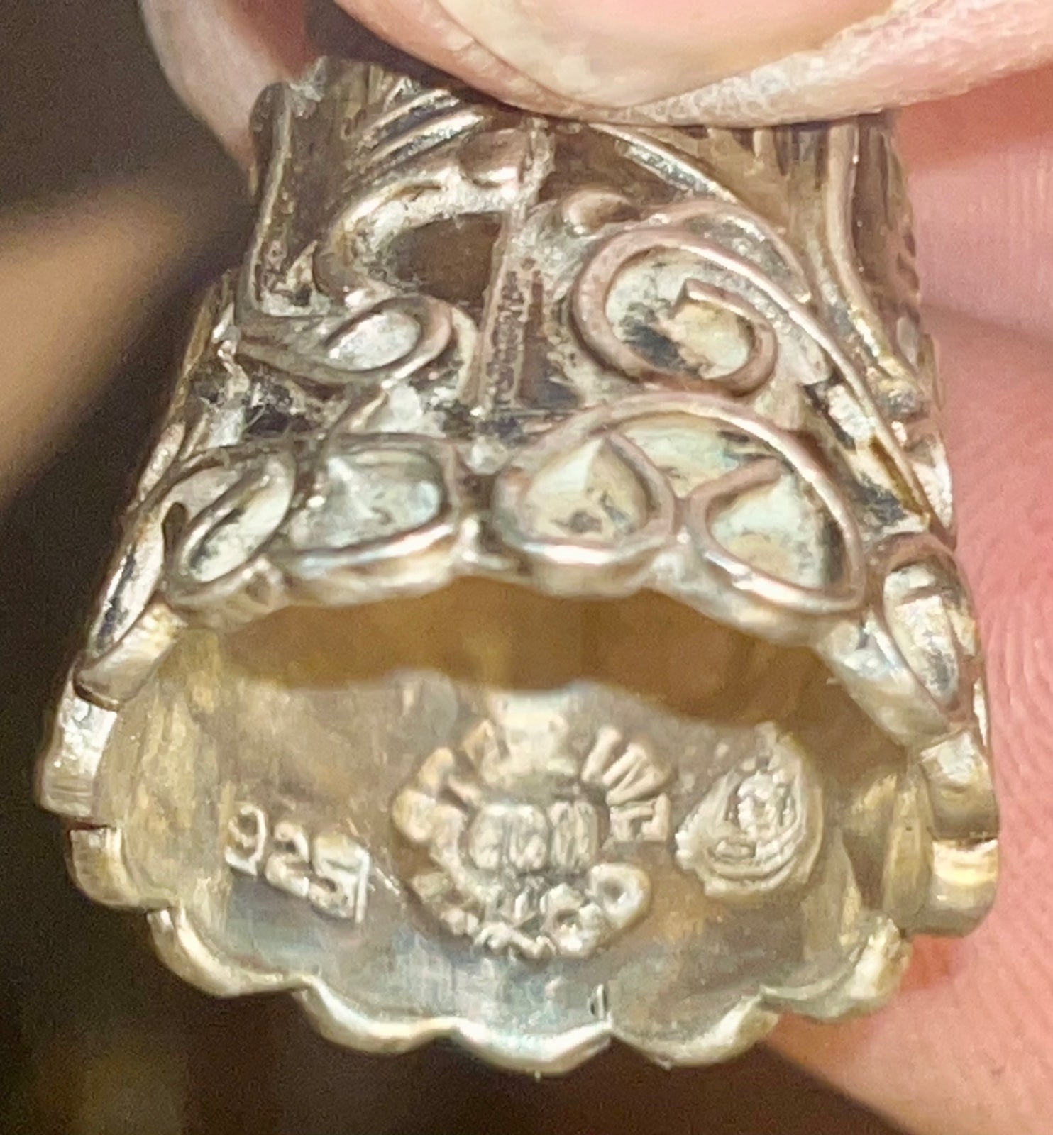 Mexican Silver Thimble