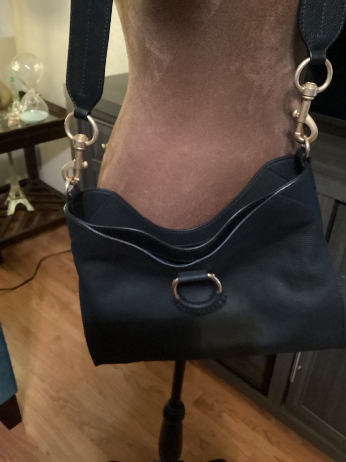 Black Leather Handbag