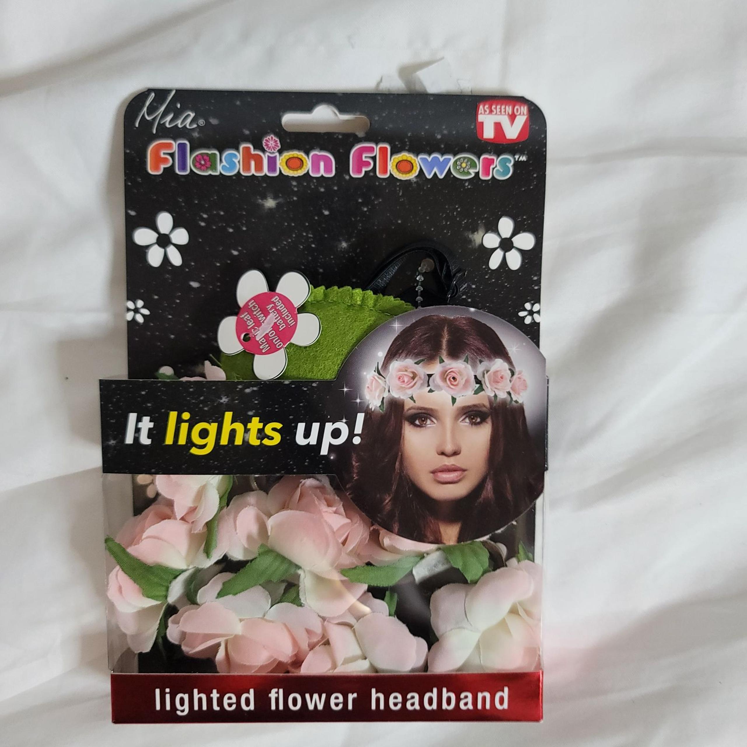 Roses light up headband