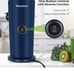 Cold Press Juicer, Compact Slow Masticating Juicer Machines with 3 Feed Chute f
