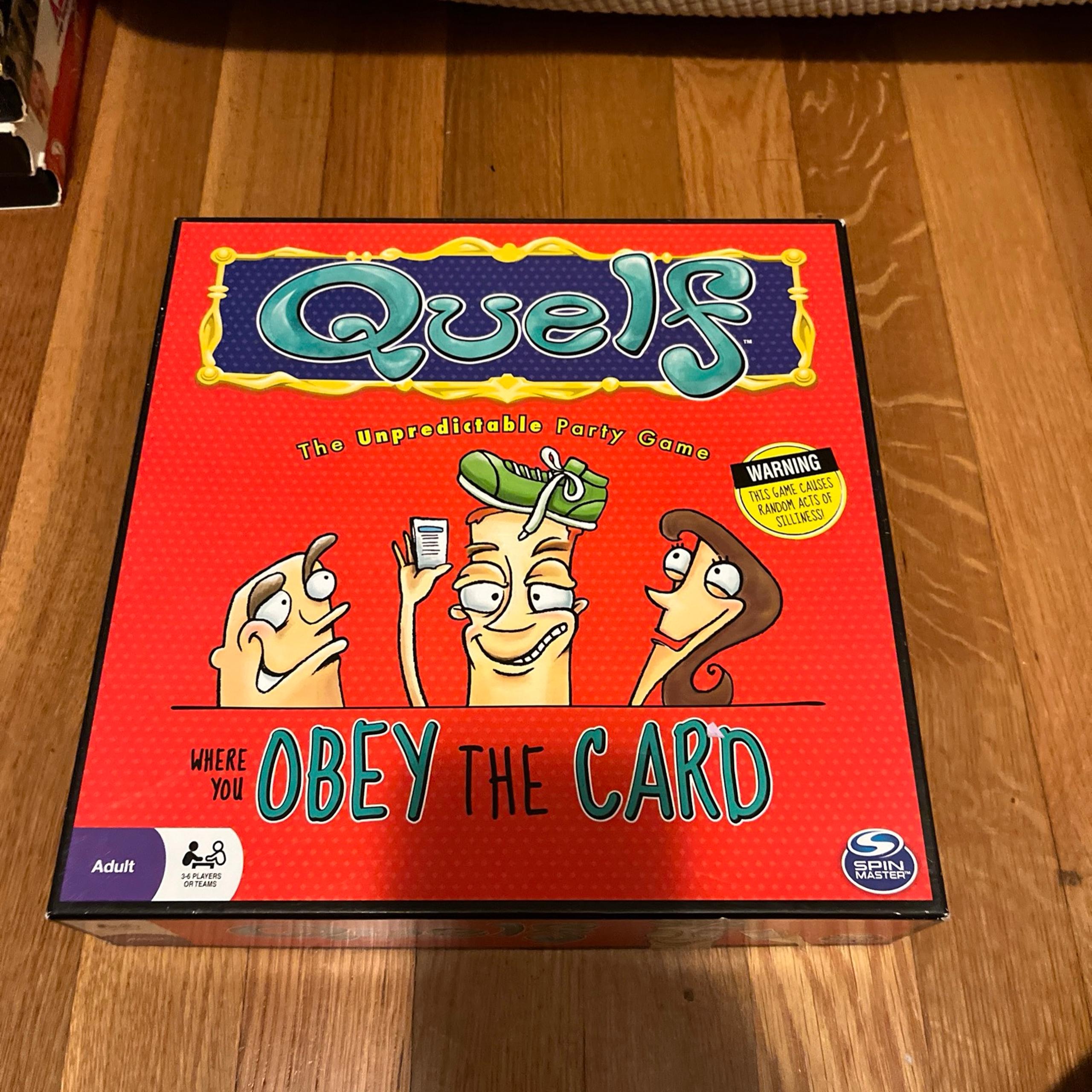 Quelf The Unpredictable Party Game - Complete
