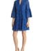 Lilly Pulitzer Hazelanne Eyelet Tiered Cotton Trapeze Dress in Oyster Bay Navy