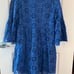 Lilly Pulitzer Hazelanne Eyelet Tiered Cotton Trapeze Dress in Oyster Bay Navy