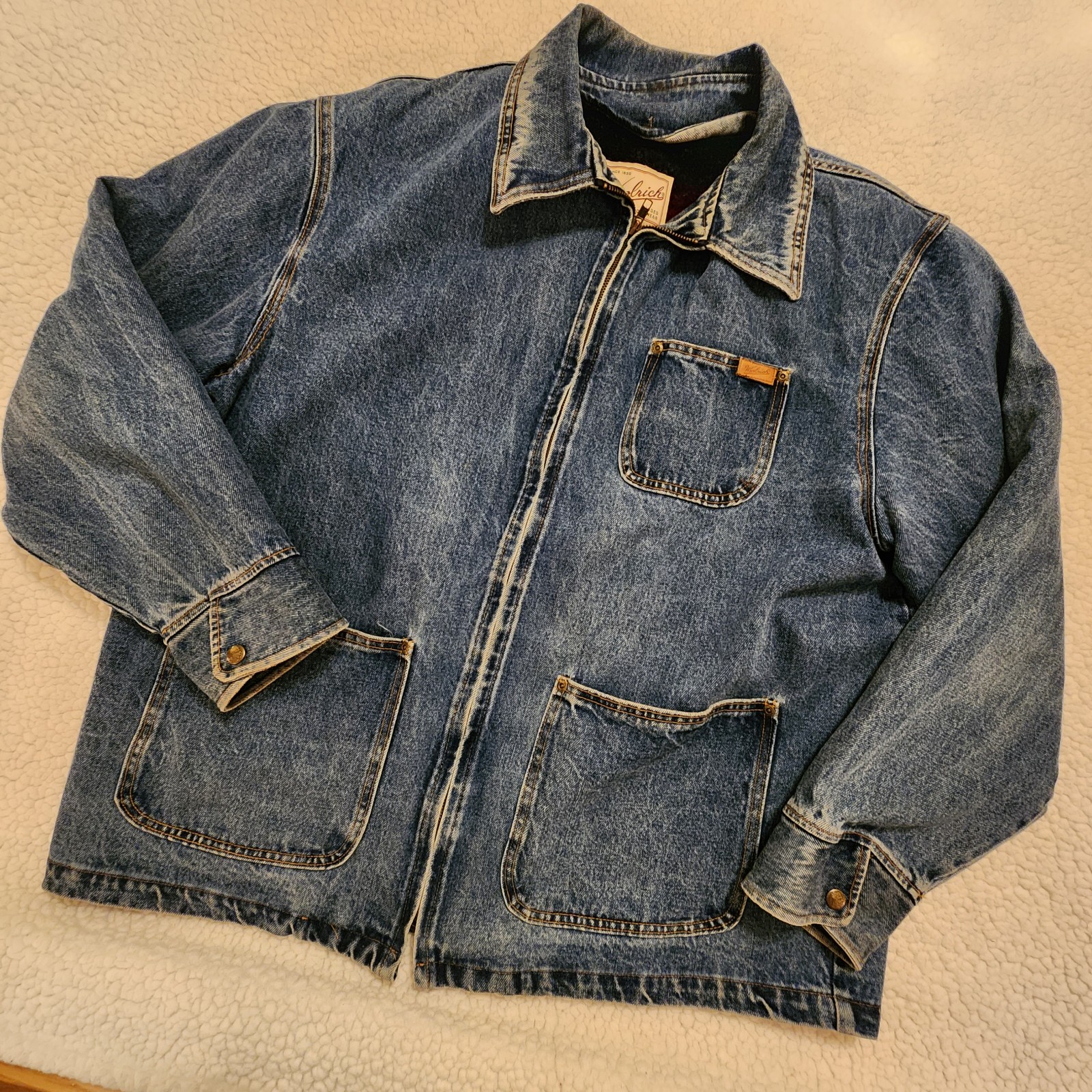 Woolrich Denim Jean Jackets for Men | Mercari