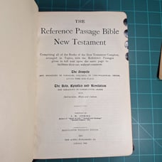 1912 Bible -Alpha Publishing Reference Passage Bible