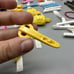 Vintage 1980s Girls Hair Clips Huge lot Flowers Words Scissors Bags Etc