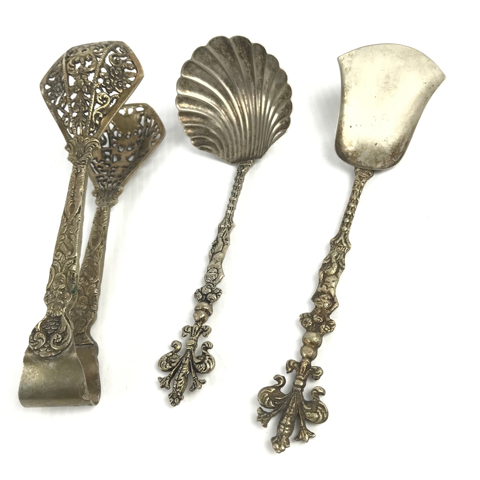 Lot of 3 Vintage Serving Food Italian Silver Plate