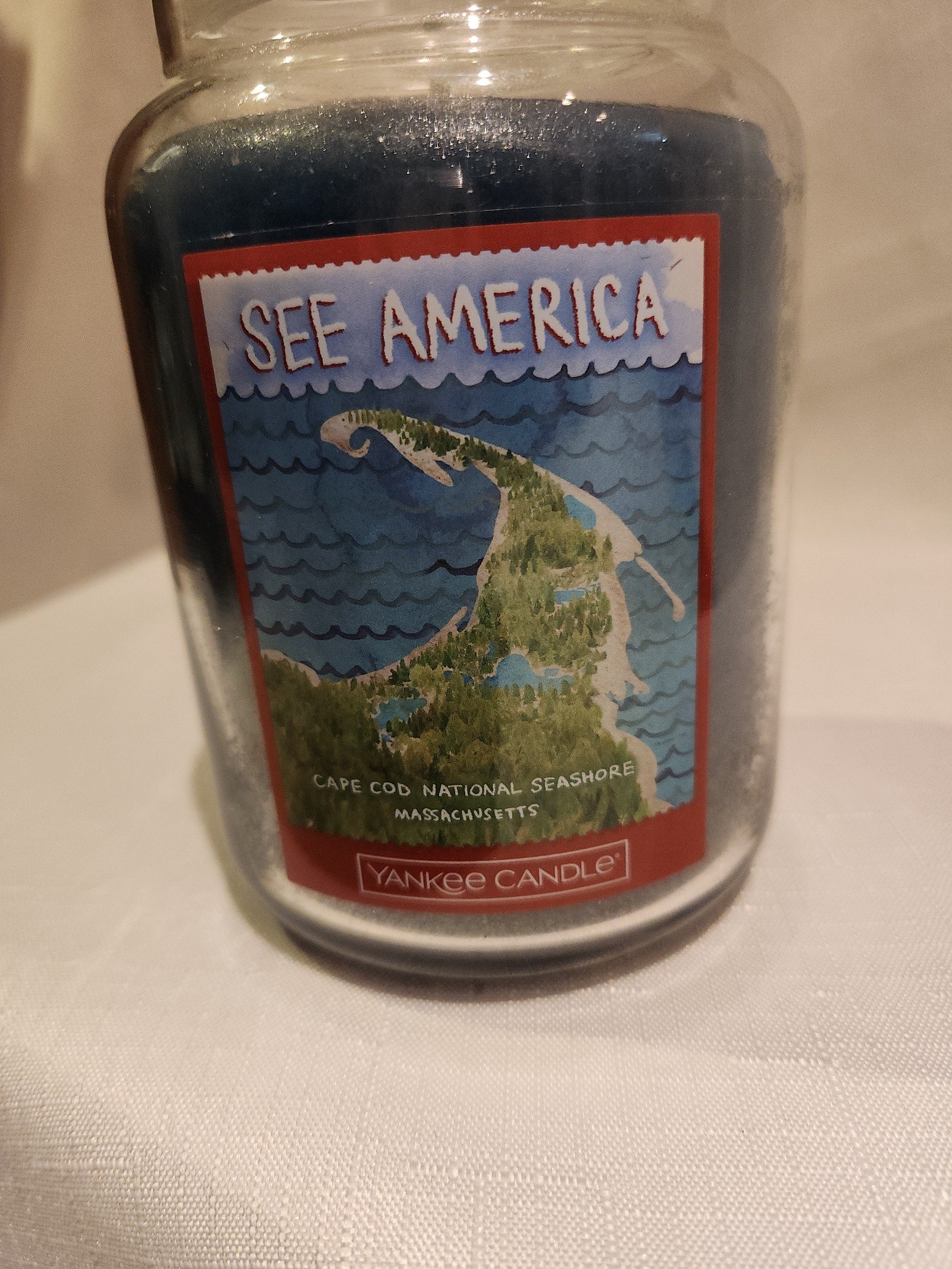 Yankee Candle- See America- Cape Cod, 22oz Jar, NWT, rare