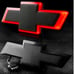 2014-18 GM Chevy Silverado LED Illuminated Bowtie Emblem for Tailgate, ALL BLACK