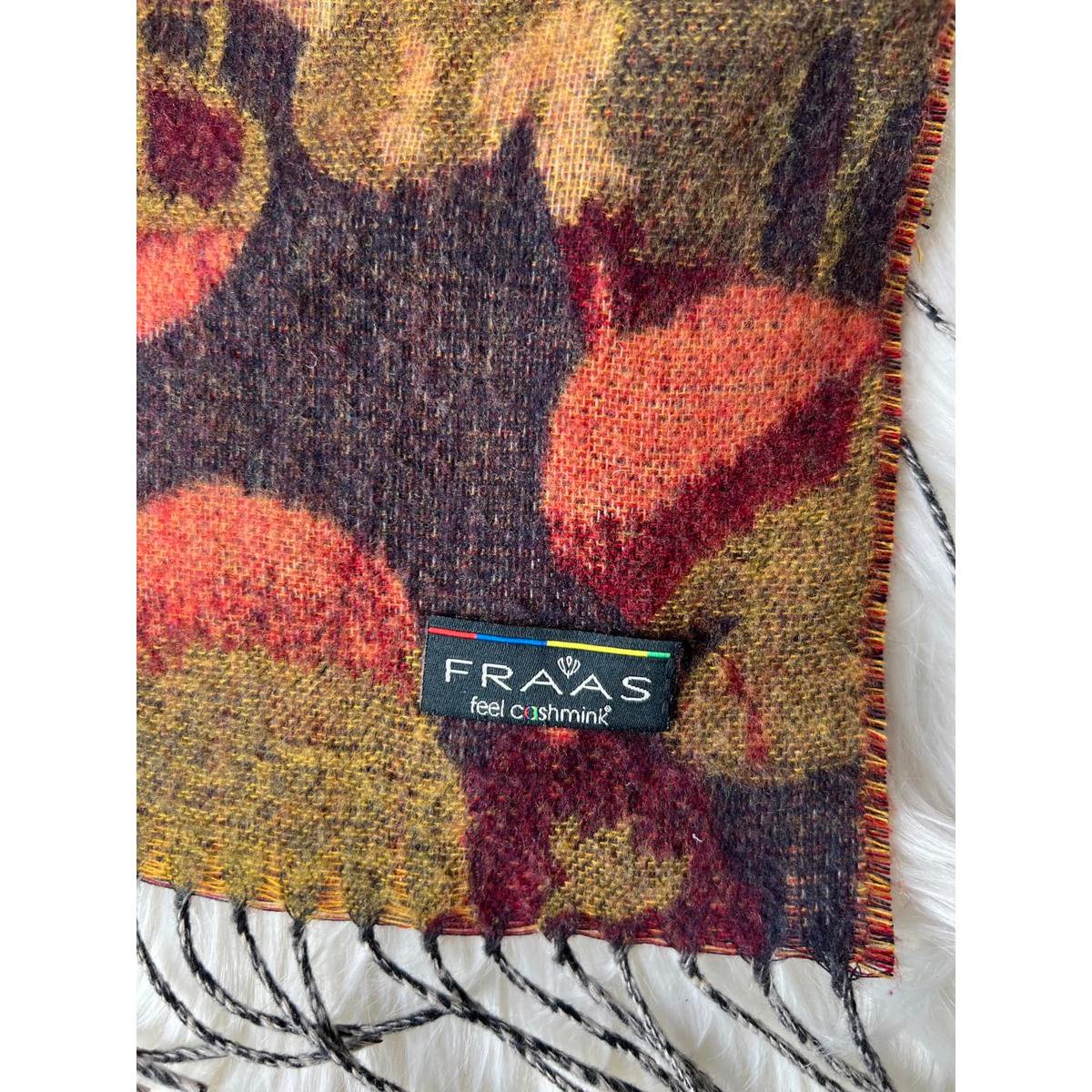FRAAS Cashmere-Blend Floral Scarf